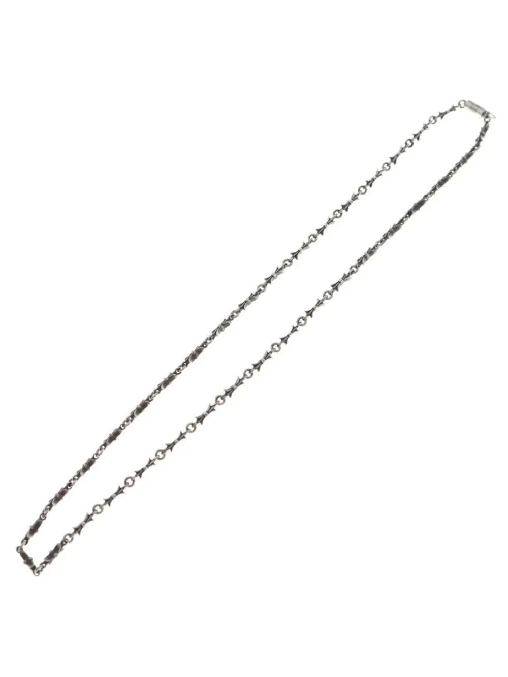 Chrome Hearts Tiny Bar Necklace Silver